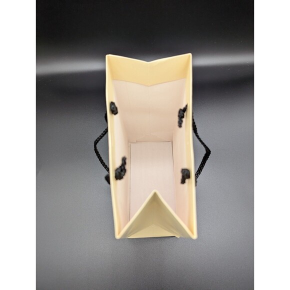 Jo Malone London EMPTY Paper Gift Bag Ivory with Black Handle 7” x 3.5” x 9” EUC - Picture 7 of 7